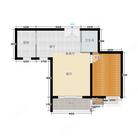 湖西移民小区1室1厅1卫50㎡南北49万