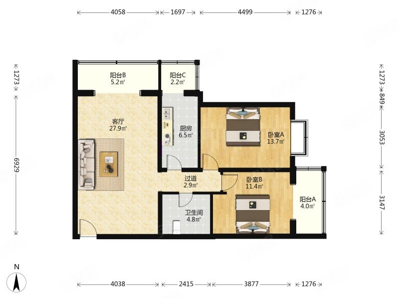 北京房产网>北京二手房>朝阳二手房>双井二手房>百环家园>800_600