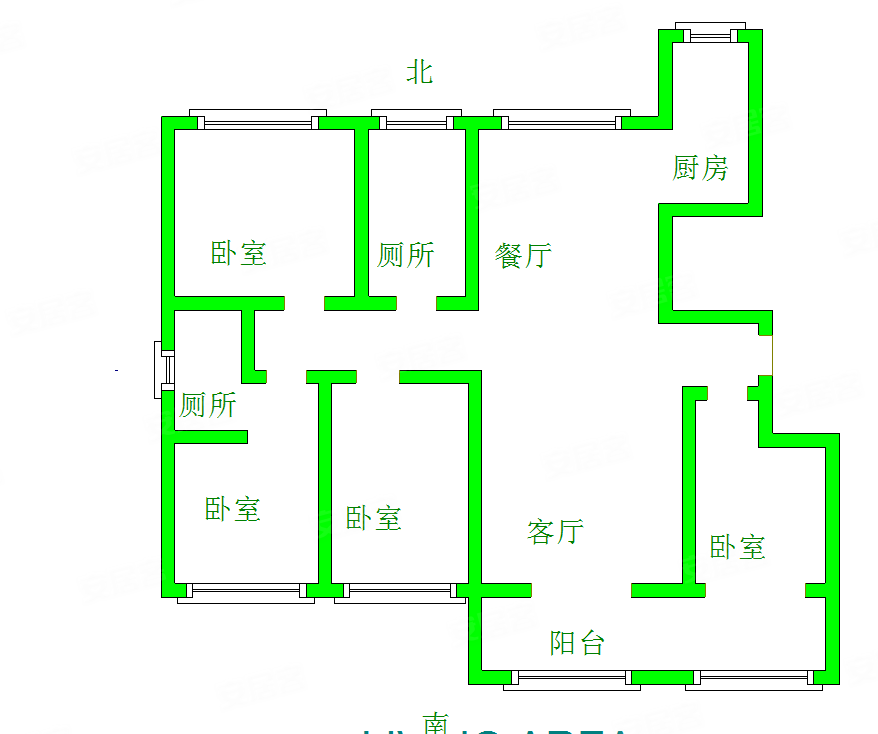 青城樱园洋房5楼147平四室带车位储藏室99万