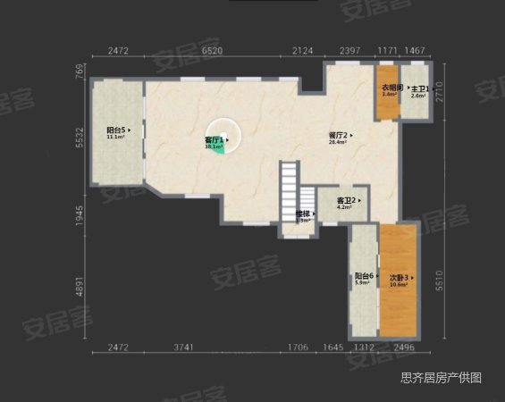 庆隆南山高尔夫国际社区柏翠庄5室2厅6卫395㎡东北498万