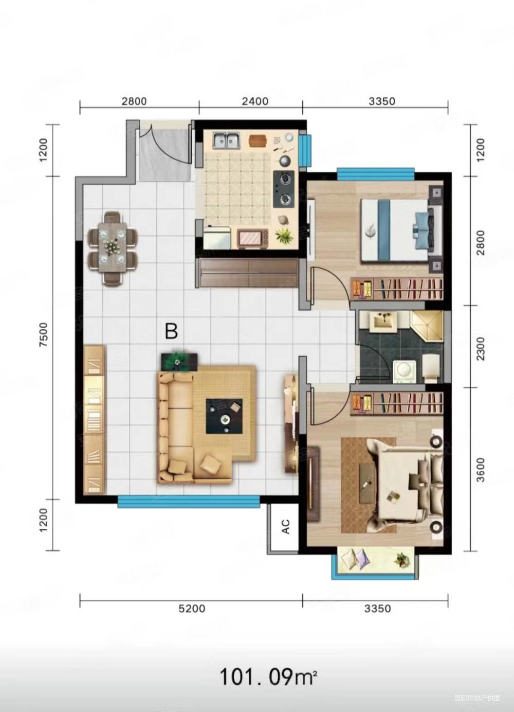 万枫美利山超大客厅毛坯现房好楼层可贷款