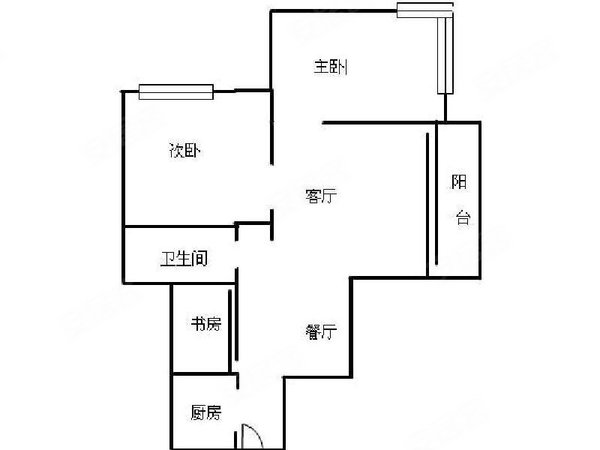 重庆南岸弹子石东海长洲b区弹子石环线傍边,精装大两室带书房,家电