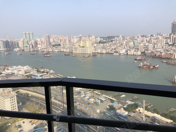 珠海横琴湾仔华发峰景湾一线澳门海景,华发峰景湾电梯高层精装三房两