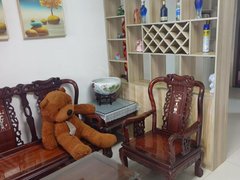 泗阳泗阳开发区长江路丽景雅苑,电梯房。精装修。两室两厅一卫,家具家电齐全出租房源真实图片