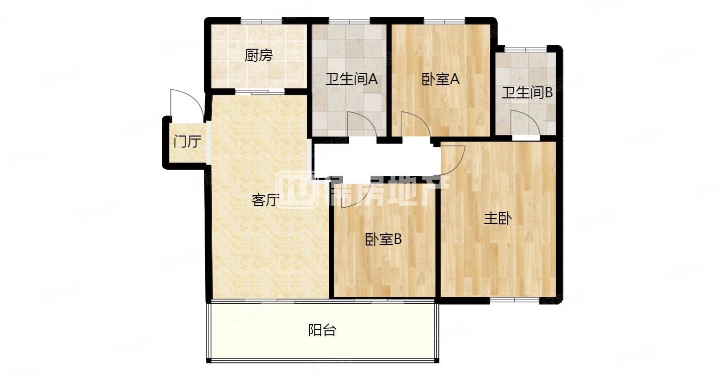 凤凰星城旁合力铂金公馆 小高层 飞机户型 精装三室带暖气