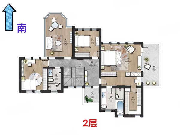 上海青浦徐泾观庭虹桥徐泾必看的一套独栋别墅,500万的全新装修,可停4