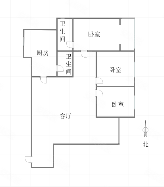 碚峡路62号小区3室2厅2卫135㎡南北60万