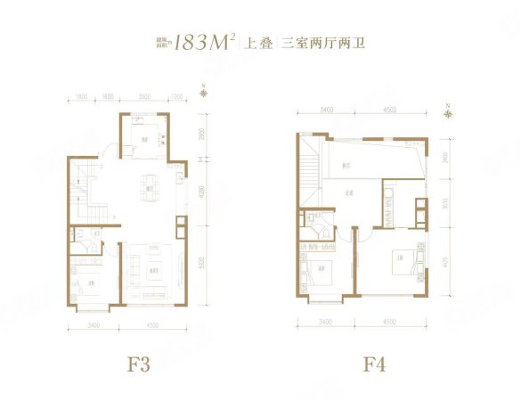 上东金茂府4室2厅3卫183㎡南北680万