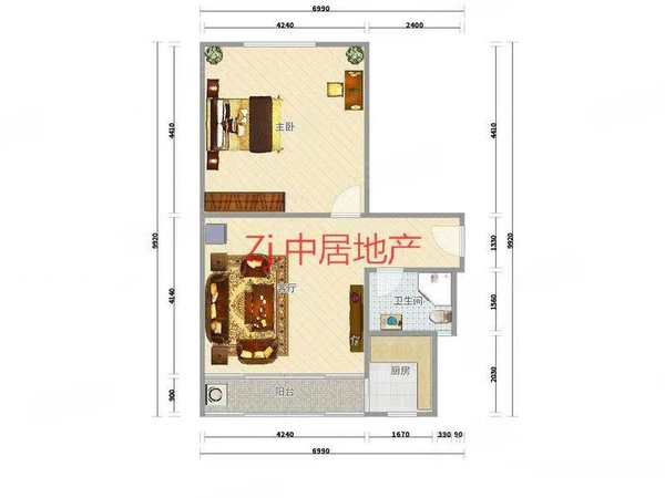珠海香洲夏湾春泽名园春泽名园,正规一房一厅46平方,有钥匙可以看房
