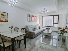 保定高碑店高铁新区龙湖被动式两居，自带空气净化系统，小区园林景观 顺达门窗出租房源真实图片