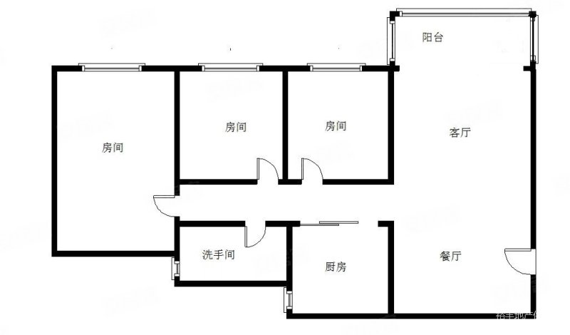 乐意居花苑3室2厅1卫81.63㎡西310万