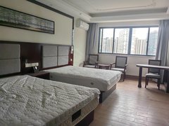 防城港港口桃花湾广场启辰大酒店 1房1厅1卫 精装修 拎包入住出租房源真实图片
