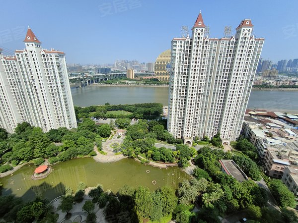 广州番禺南浦锦绣半岛锦绣半岛精装3室,望江风景优美,采光好,家具家电