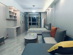 银川兴庆清河北街北塔湖旁  北塔美居 带空调  可月付 拎包入住出租房源真实图片