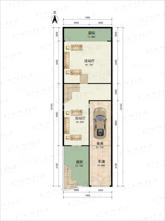 星河丹堤(别墅)5室3厅4卫226.84㎡南北0万