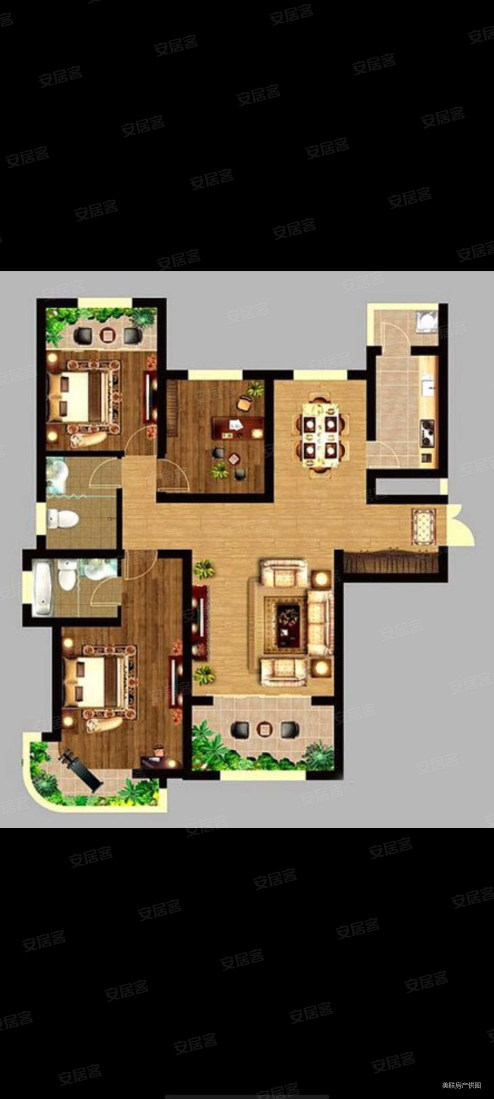 银海大厦(龙港)4室2厅2卫185㎡南北188万