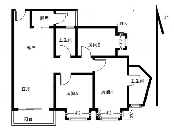 广州番禺石碁尚东尚筑(a区)尚东尚筑(a区) 3室2厅2卫 电梯房 精装修