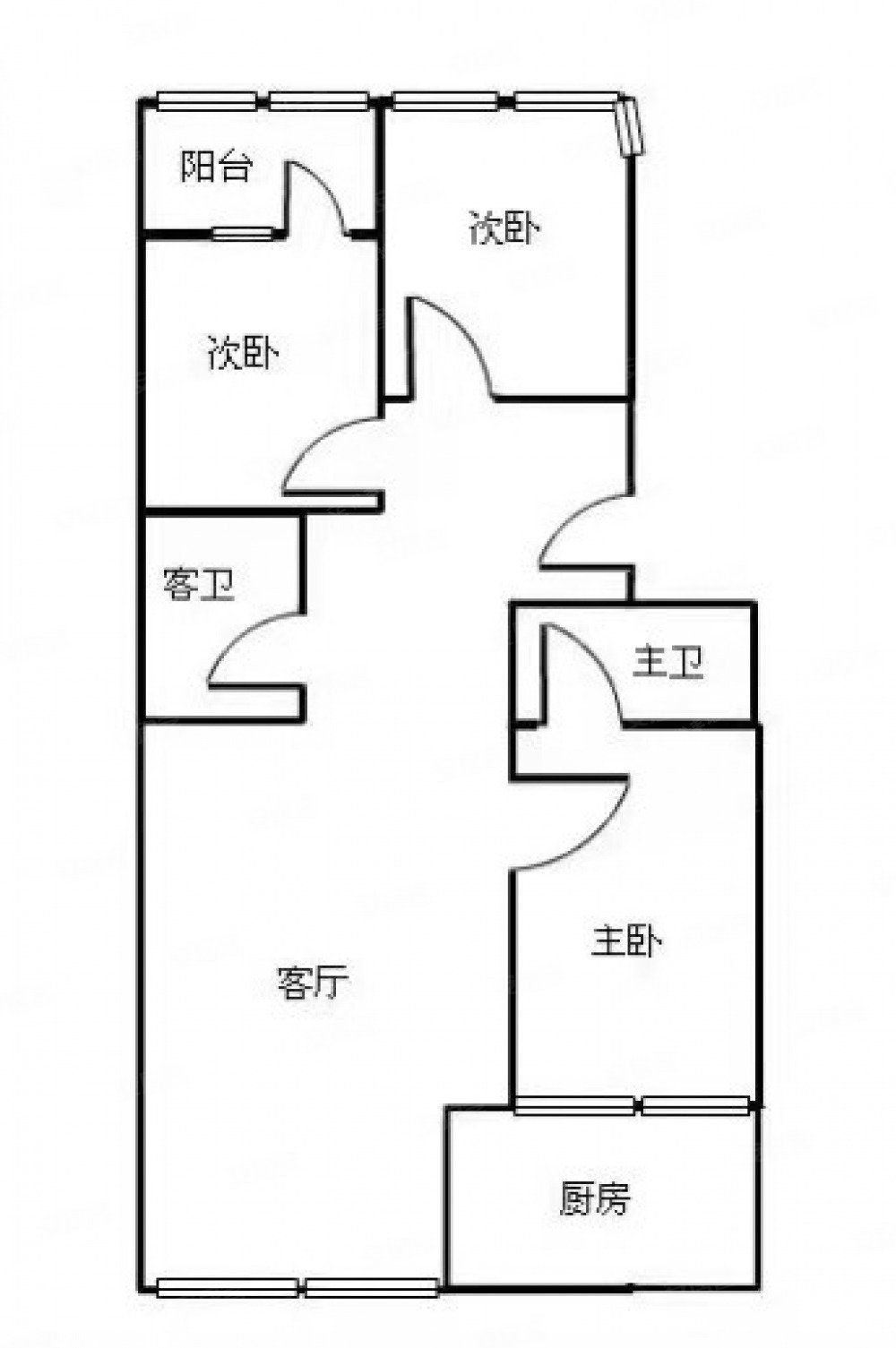 吉祥花园3房9089方