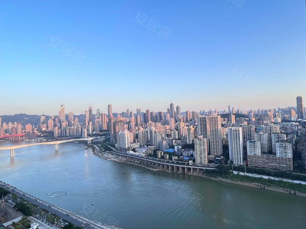 重庆江北北滨路龙湖春森彼岸(3期)北滨路 龙湖星悦荟商圈 前排无遮挡