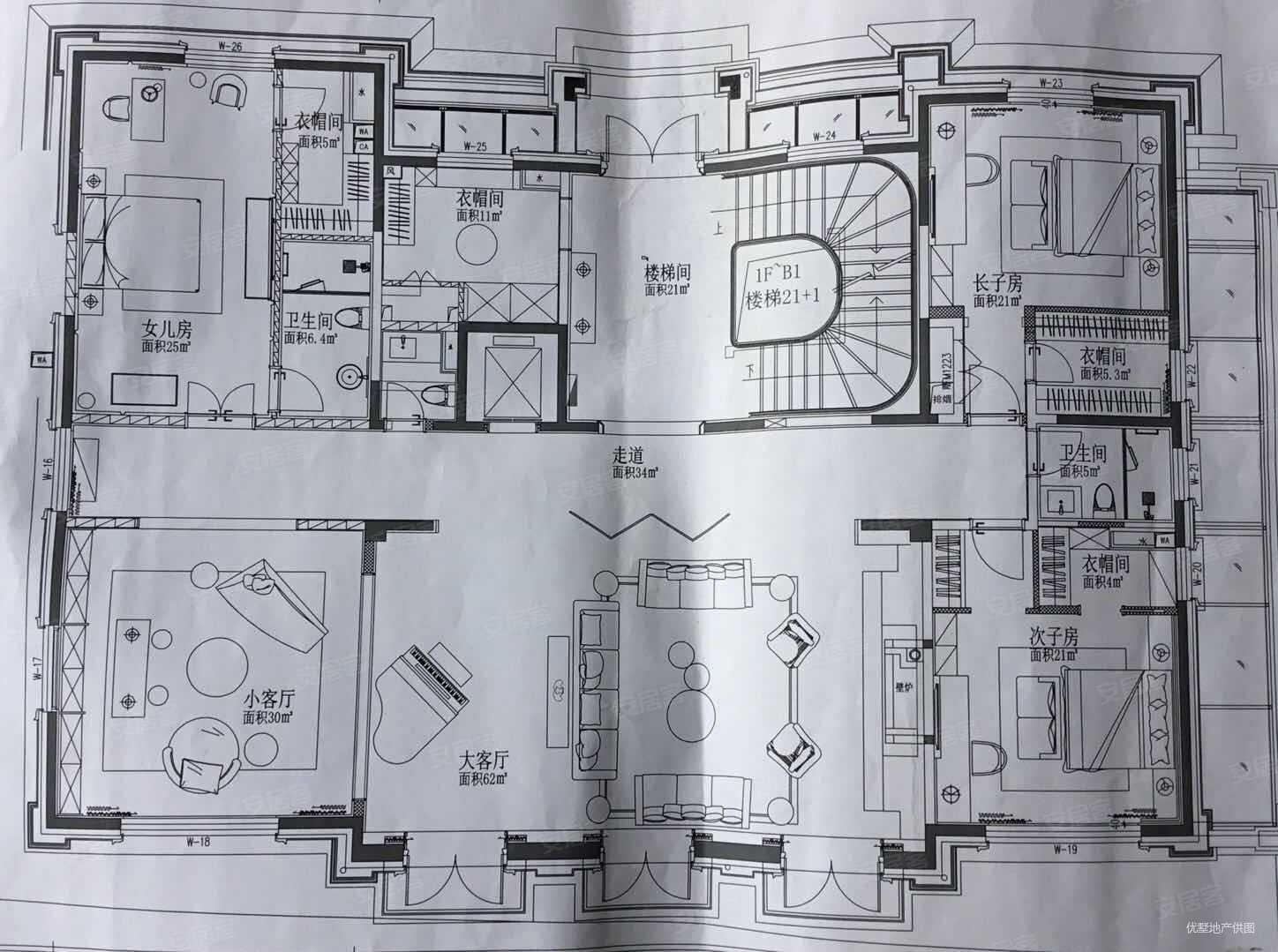 远洋lavie5室4厅5卫1300㎡南北15000万