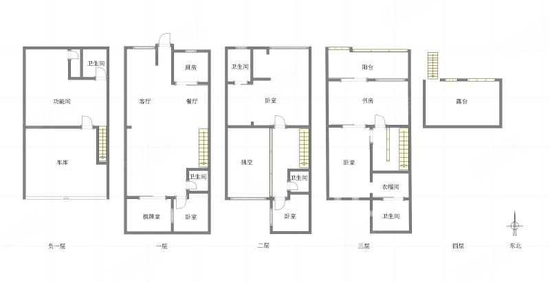 协信彩云湖1号(别墅)5室2厅3卫304㎡东北499.5万