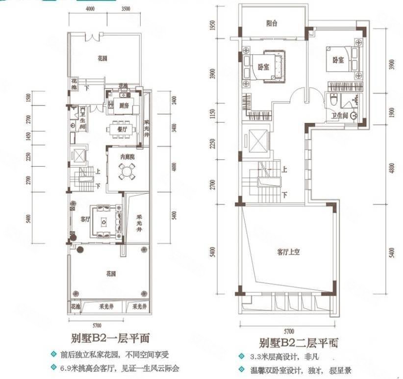 中海水岸城(二期别墅)5室2厅4卫247㎡南490万