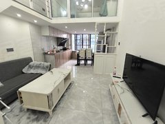 近地铁口聚仁国际loft复式电梯公寓两房可做饭民用水电