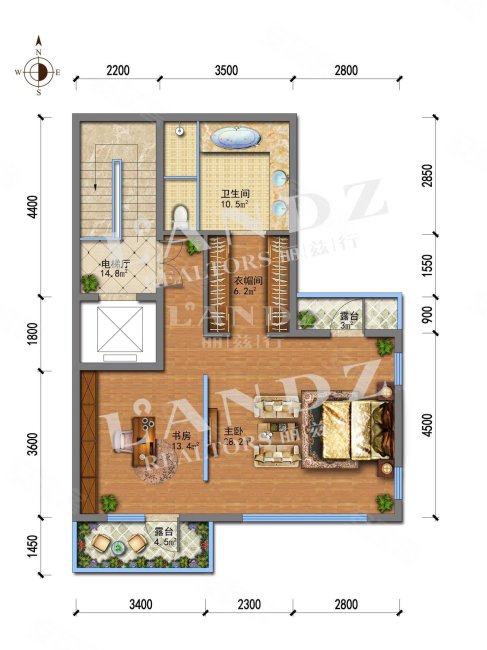 泰禾北京院子(别墅)5室3厅7卫323.68㎡南北2999万