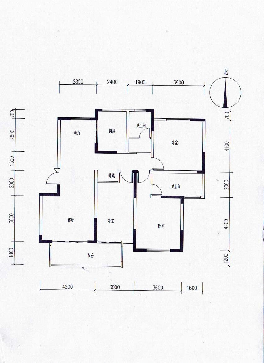 锦绣翰林电梯洋房四室两厅两卫