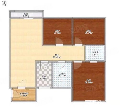 富力碧桂园衡中心3室2厅2卫119㎡南北78.8万