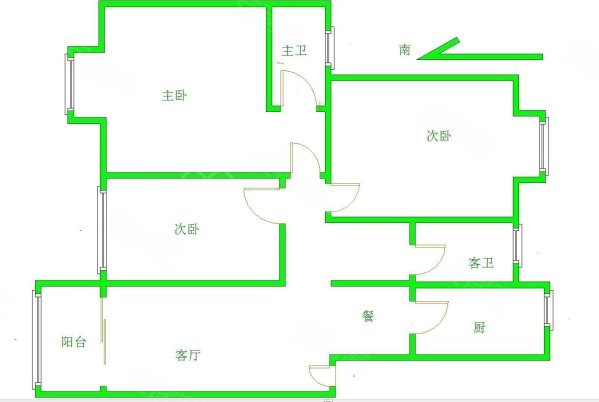 沙葛新村5室3厅3卫121.29㎡南162万