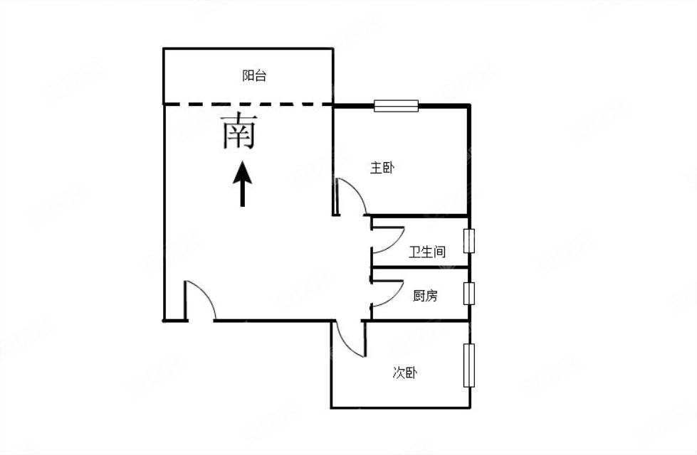 高楼层采光充足,凤岭佳园二手房,72万,2室2厅,1卫,85平米-南宁安居客