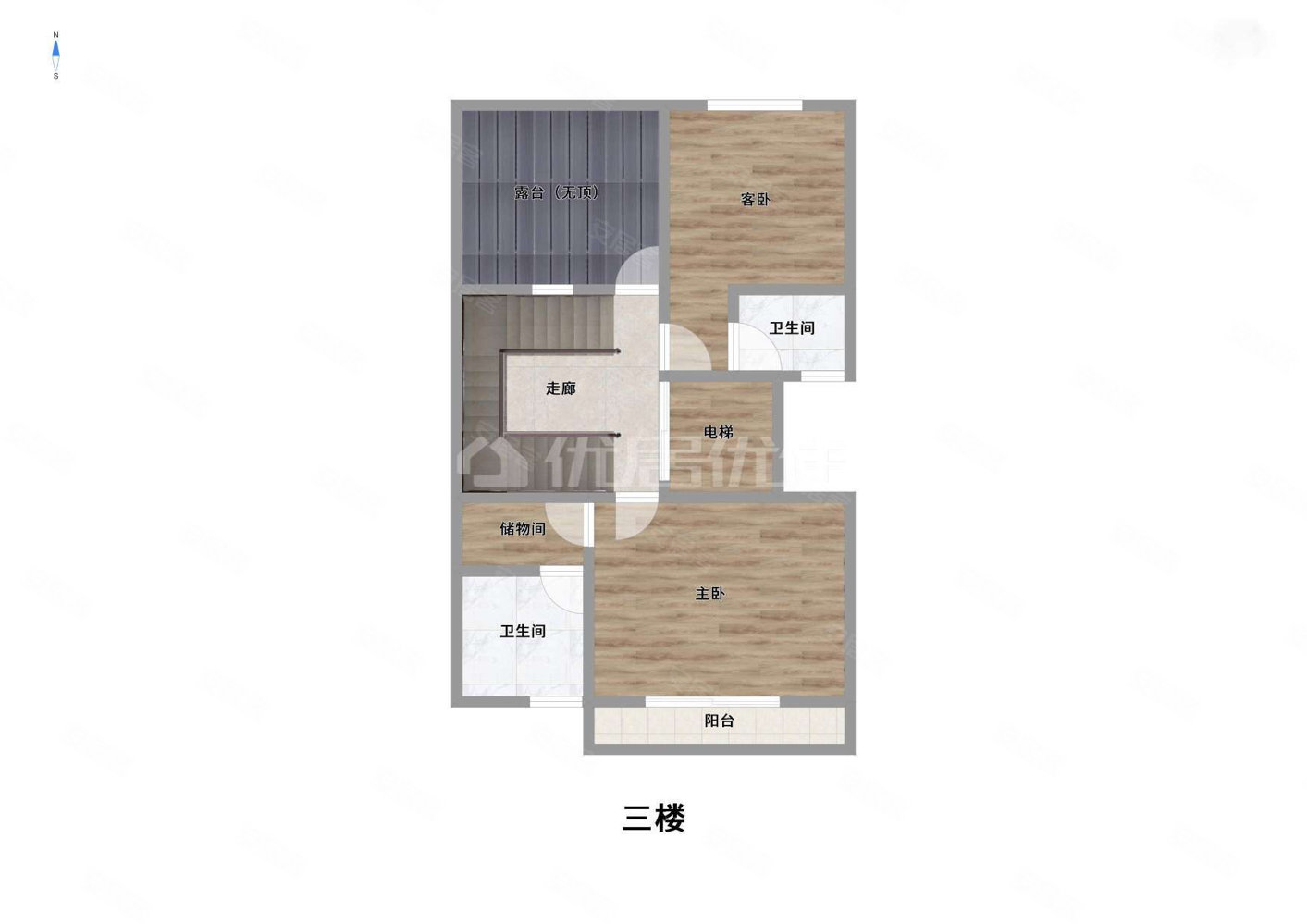 金源诺丁山6室3厅6卫370㎡南北400万