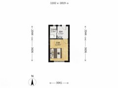 上海静安彭浦岭南路700弄小区 1室0厅0卫出租房源真实图片