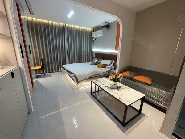 金华东阳东阳江北湖田小区湖田 西范 山口  附近 押一付一豪华装修 智能投影房带电梯出租房源真实图片