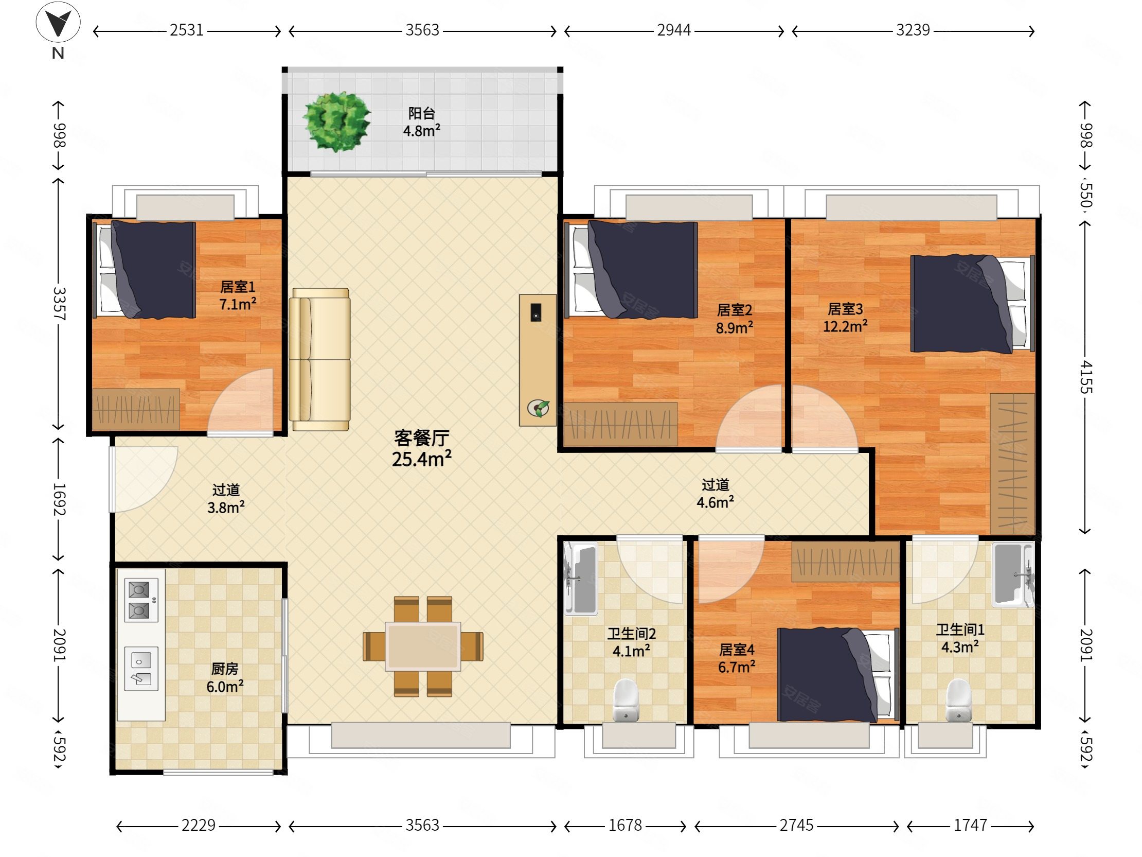深铁懿府劲爆放售精装修高楼层南北通欢迎联系看房