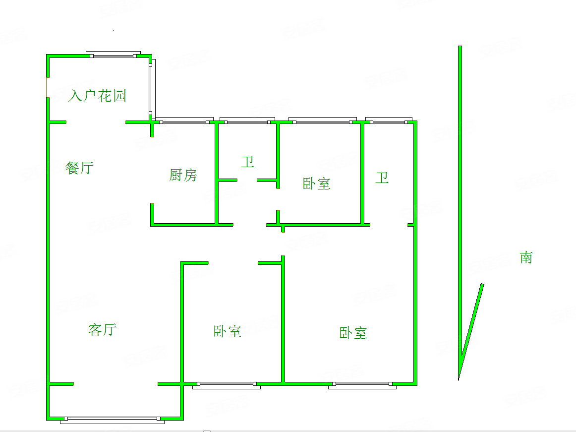 随时看房,华耀城佳兆业水岸新都二手房,73万,3室2厅,2卫,128平米-洛阳
