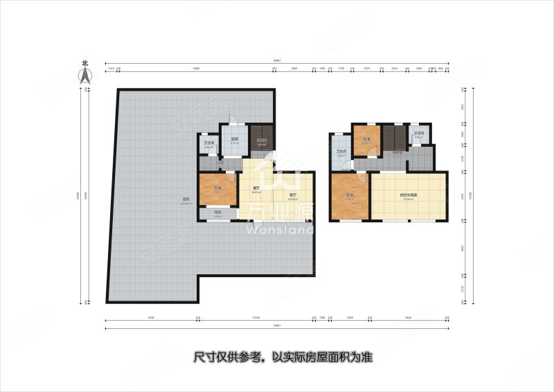 班芙小镇枫瑾园3室2厅3卫146.23㎡南北310万