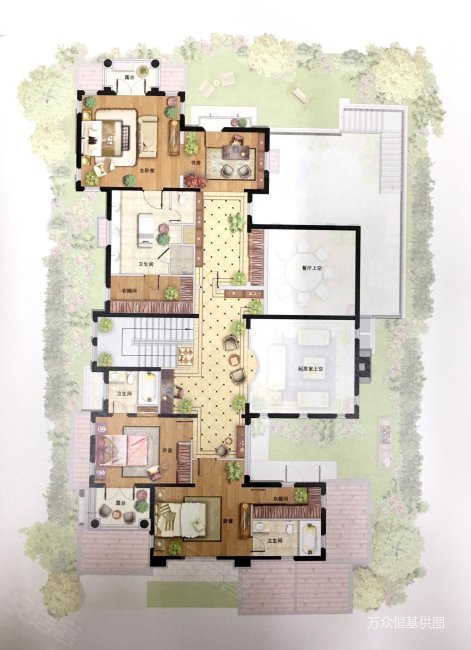 御汤山东区4室2厅3卫373㎡南1580万