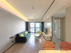 深圳宝安福永A高楼层看河景 福永会展湾东城两房出租 停车方便 随时看房出租房源真实图片
