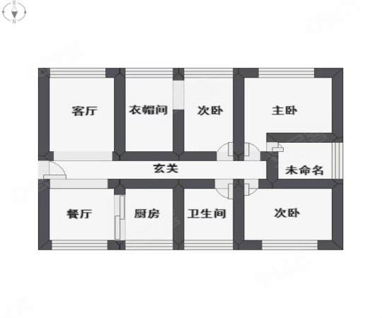 城关花园(C区)4室2厅2卫139.37㎡南北190万