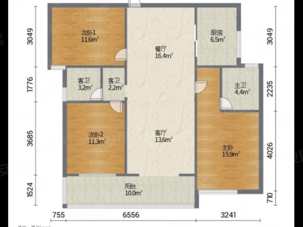 【多图】润城八区,前卫营租房,实拍 可月付 无中介 润城八区 万达广场
