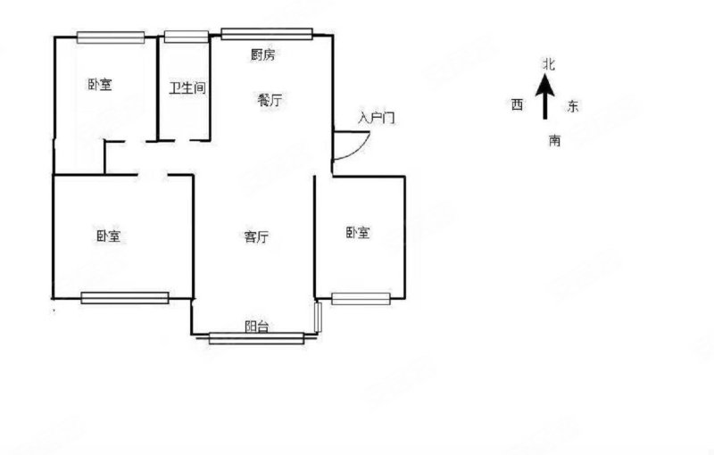 金科恒信集美嘉悦3室2厅2卫123㎡南北44万