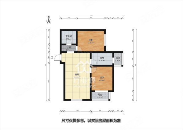 贻成泰和新都2室1厅1卫88.53㎡东南80万