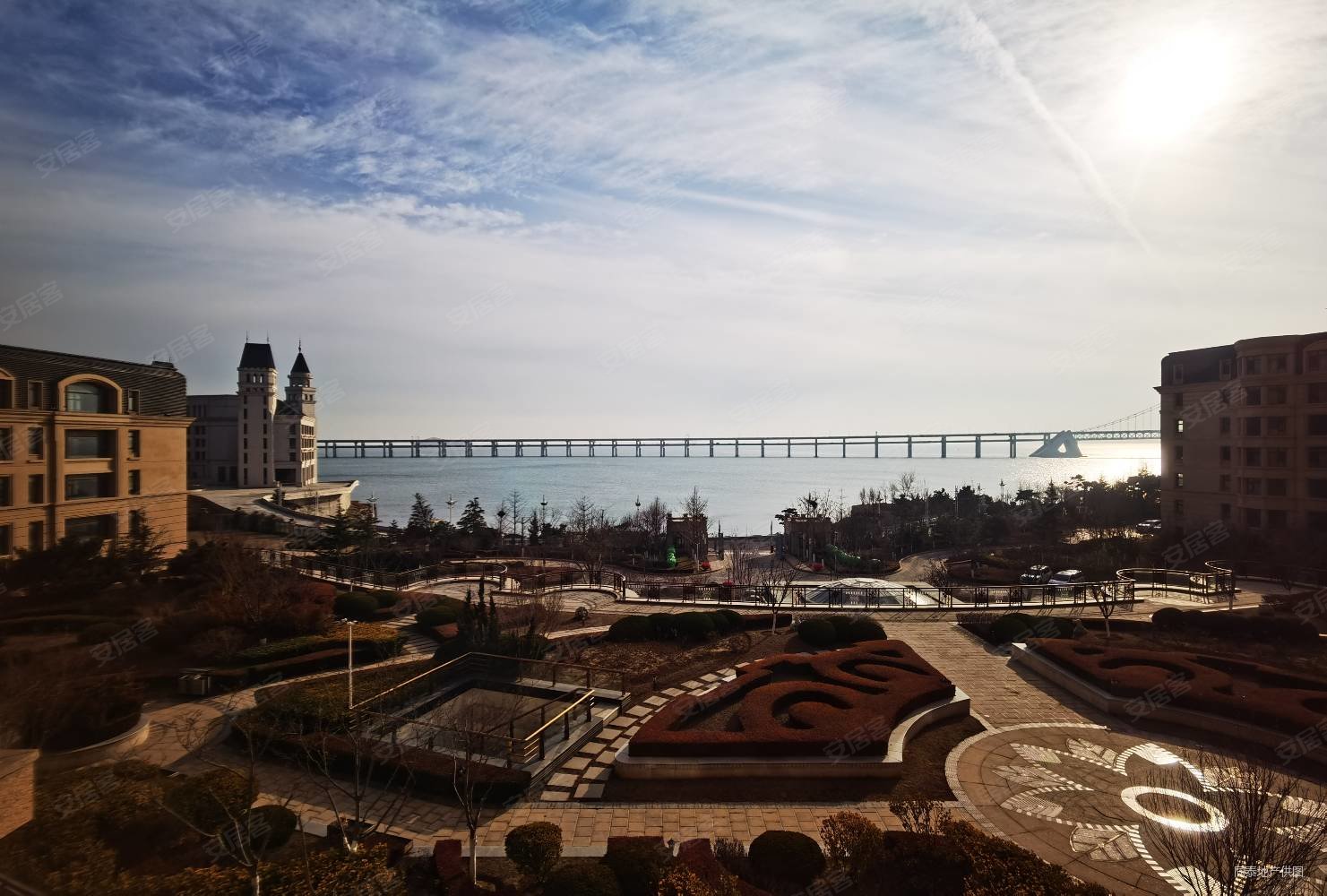 豪宅 一线海景视野,国宝典藏二手房,1900万,4室2厅,4卫,411平米-大连