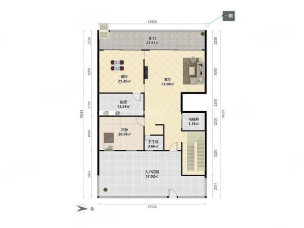 皇庭玺园11室3厅10卫355㎡南北3500万