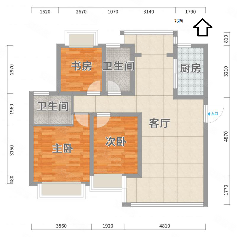98万房东急售绿地国际博览城一期南北通透大三房我是熊熊不忽悠