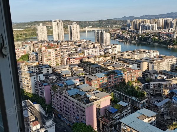 重庆合川合川滨江路兆甲滨江国际滨江国际电梯房,精装两室家电齐全