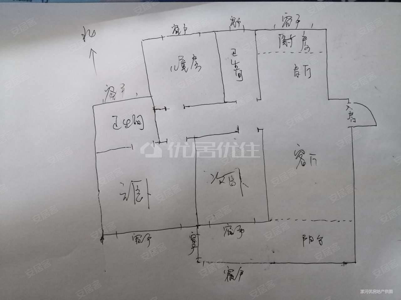 商务花园3室2厅2卫143㎡南北67.9万