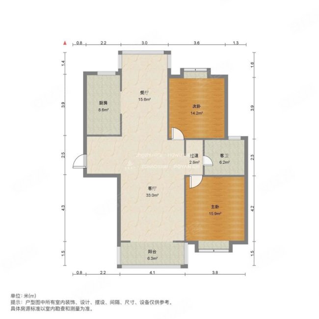 装修好 近医院 大两居 楼层好 购物方便 南北通透出门地铁口,现代逸居